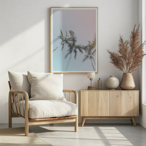 Pastel Palms Poster