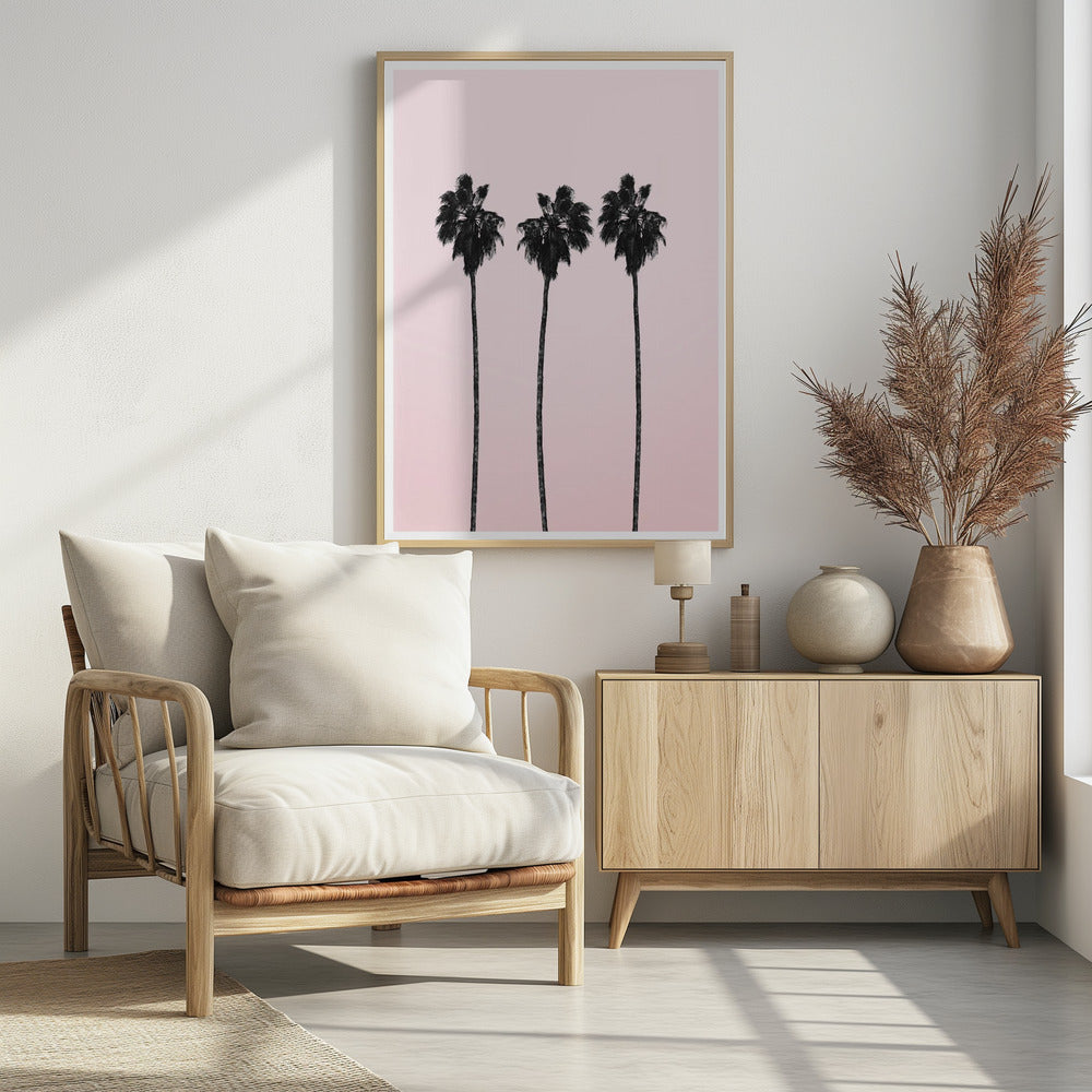 Pinky Palms Poster