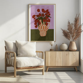 Flower Vase 1ratio 2x3 Print By Bohonewart Poster