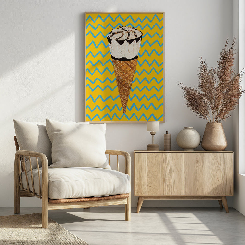 Cornetto Zig Zag Poster