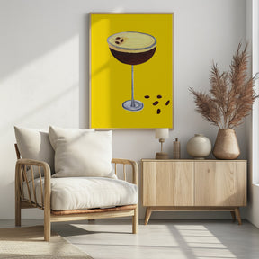 Espresso Martini Buttercup Yellow Poster