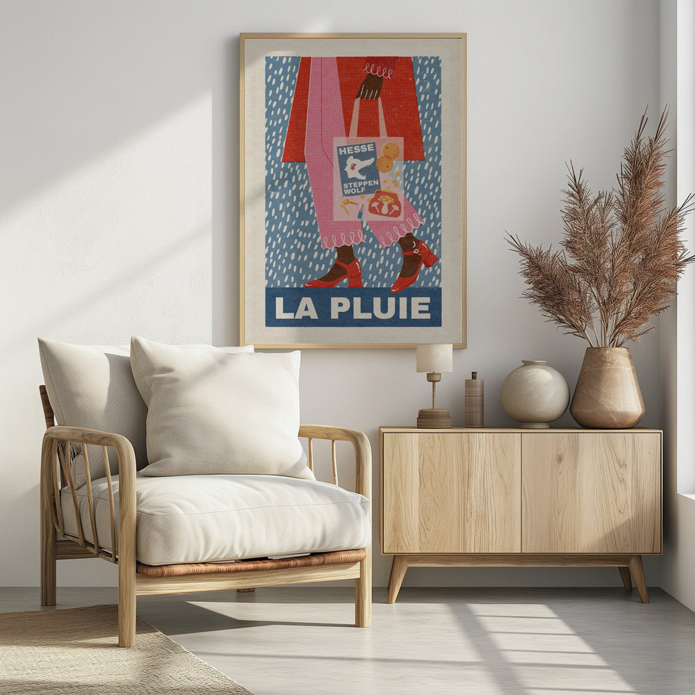 La Pluie French Style Poster