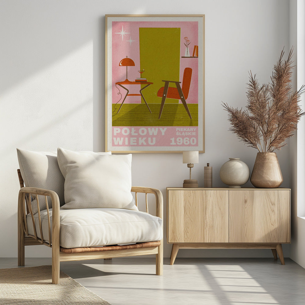 Mid Century Furniture Poster