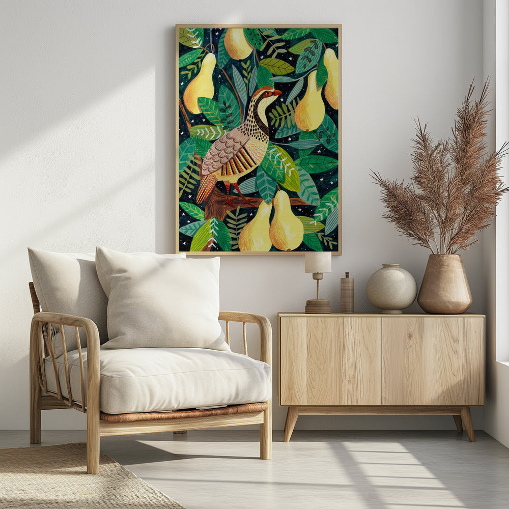 Partridge in a pear tree Poster