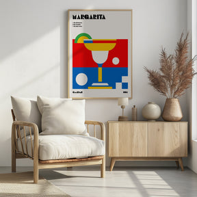 Margarita Bauhaus Cocktail Poster