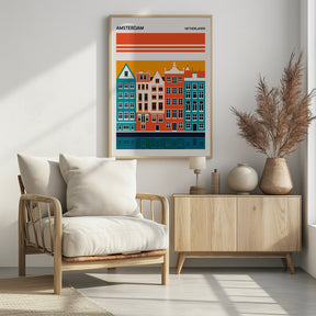 Amsterdam Travel Poster Poster