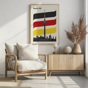 Berlin Retro Travel Print Poster