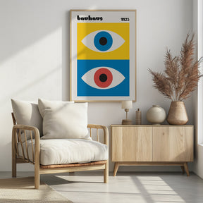 Bauhaus Eyes Abstract Poster