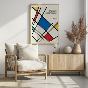 Bauhaus Geometric Design Retro Poster