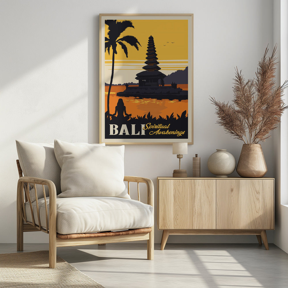 Bali Travel Print Poster