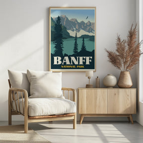 Banff National Park Travel Print Poster