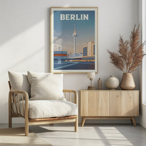 Berlin Cityscape Travel Print Poster