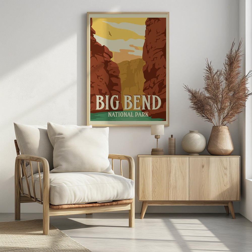 Big Bend National Park Travel Print Poster