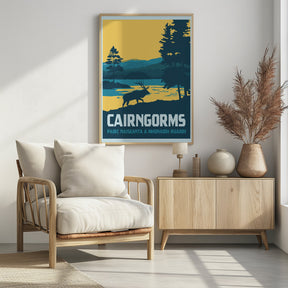 Cairngorms National Park Travel Print Poster