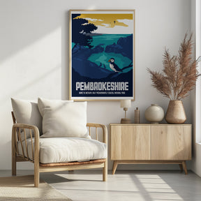 Pembrokeshire Travel Print Poster