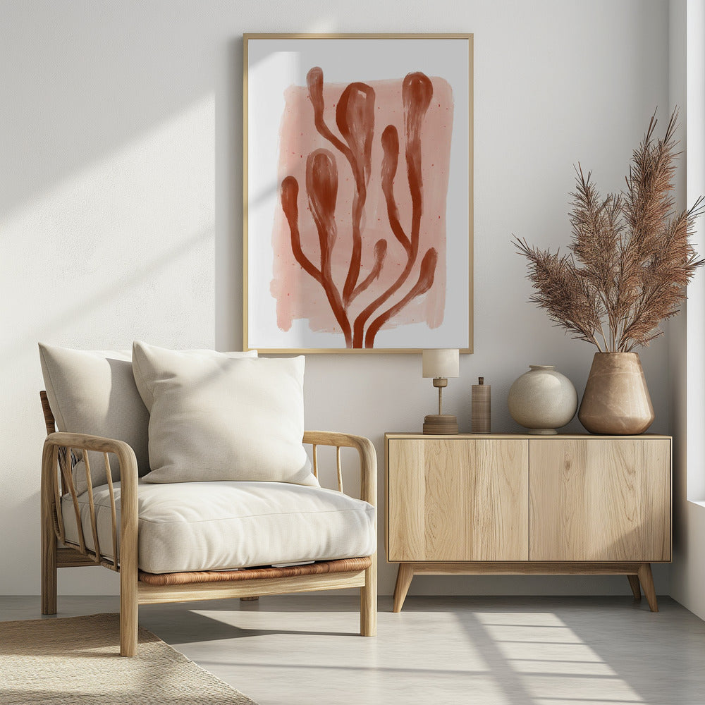 Brown Corals Poster