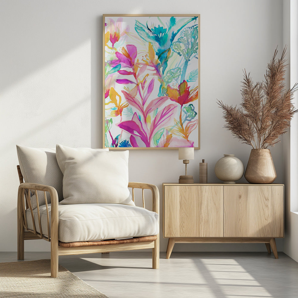 Floral Burst Poster