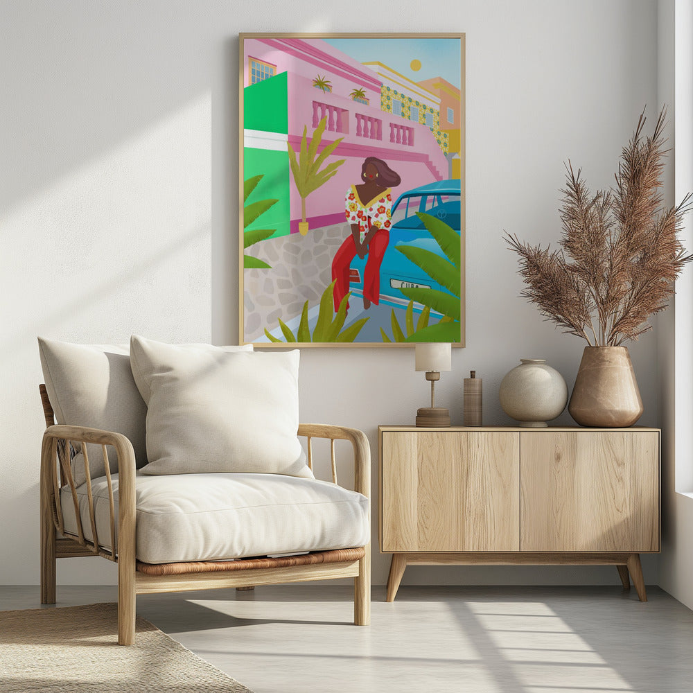 Tropical Woman Poster