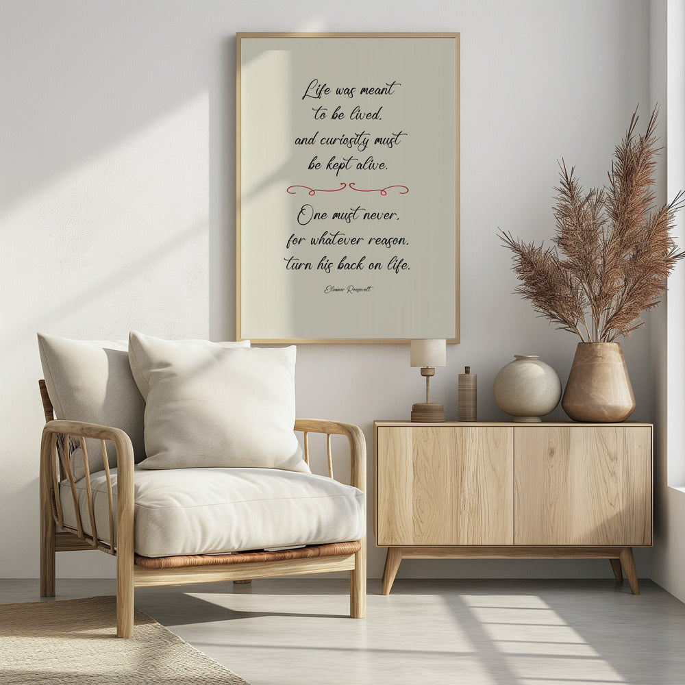 Eleanor Roosevelt quote Poster