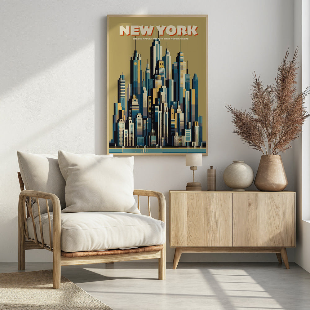 New York Skyline Poster