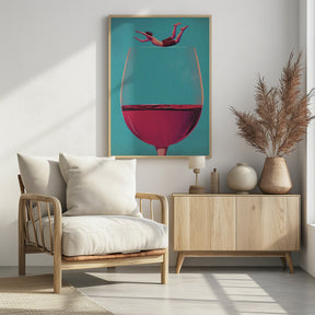 Wine Dive Poster