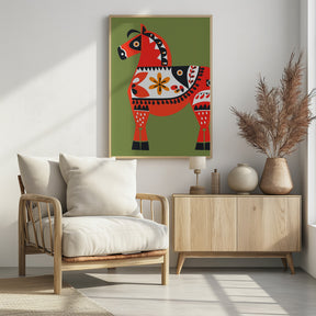 Alternative Dala Horse Poster