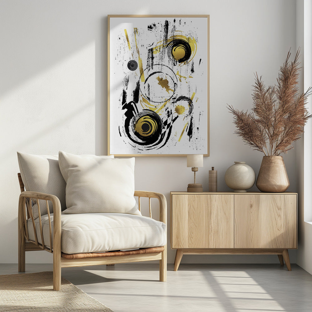 ABSTRACT ART Dynamic Game Poster