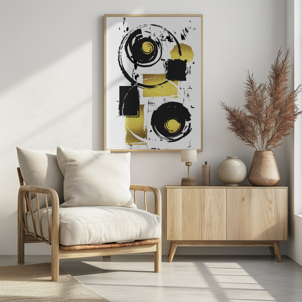 ABSTRACT ART Geometry Poster