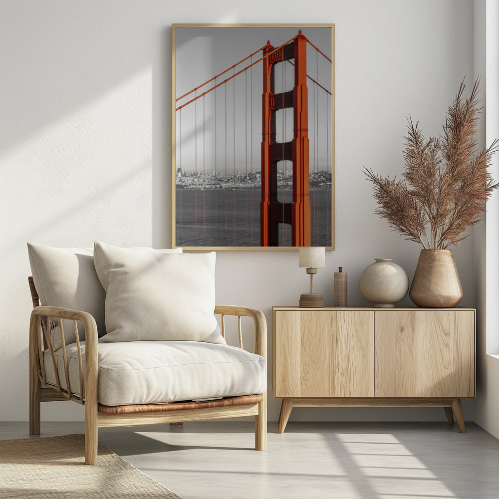 Golden Gate Bridge in Detail Poster