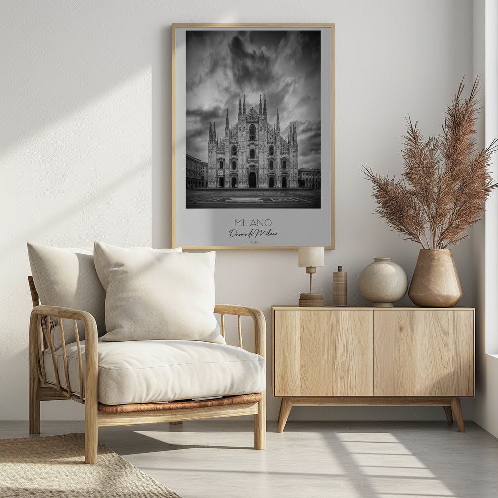 In focus: MILAN Cathedral Santa Maria Nascente Poster