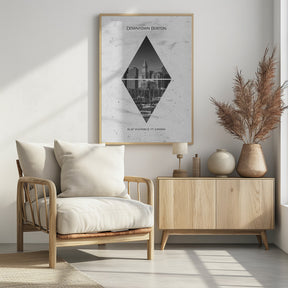 Coordinates BOSTON Downtown Poster