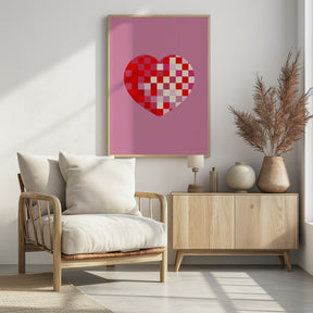 Pixel heart Poster