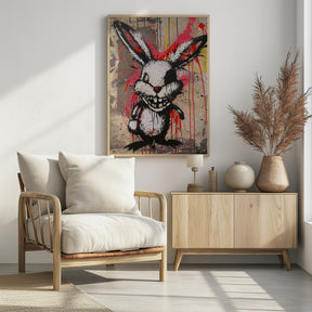 Scary Bunny Poster