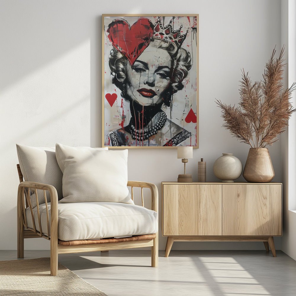 Queen of Hearts Poster