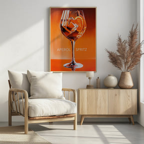 Aperol Spritz Orange Poster