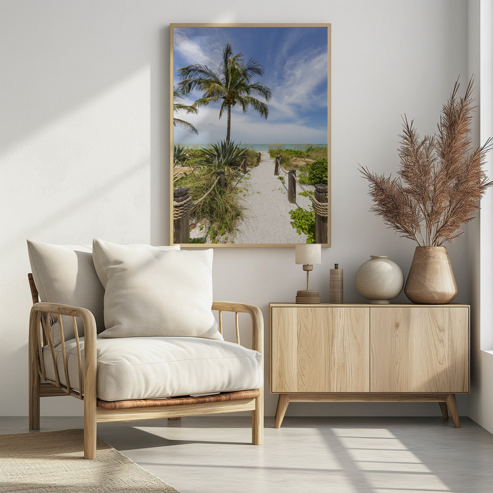 Path to the beach Poster