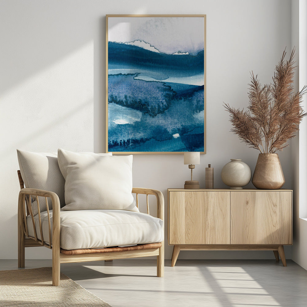 Stormy sea Poster