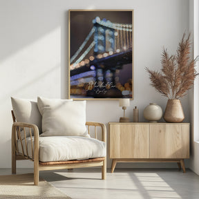 Manhattan Bridge Poster