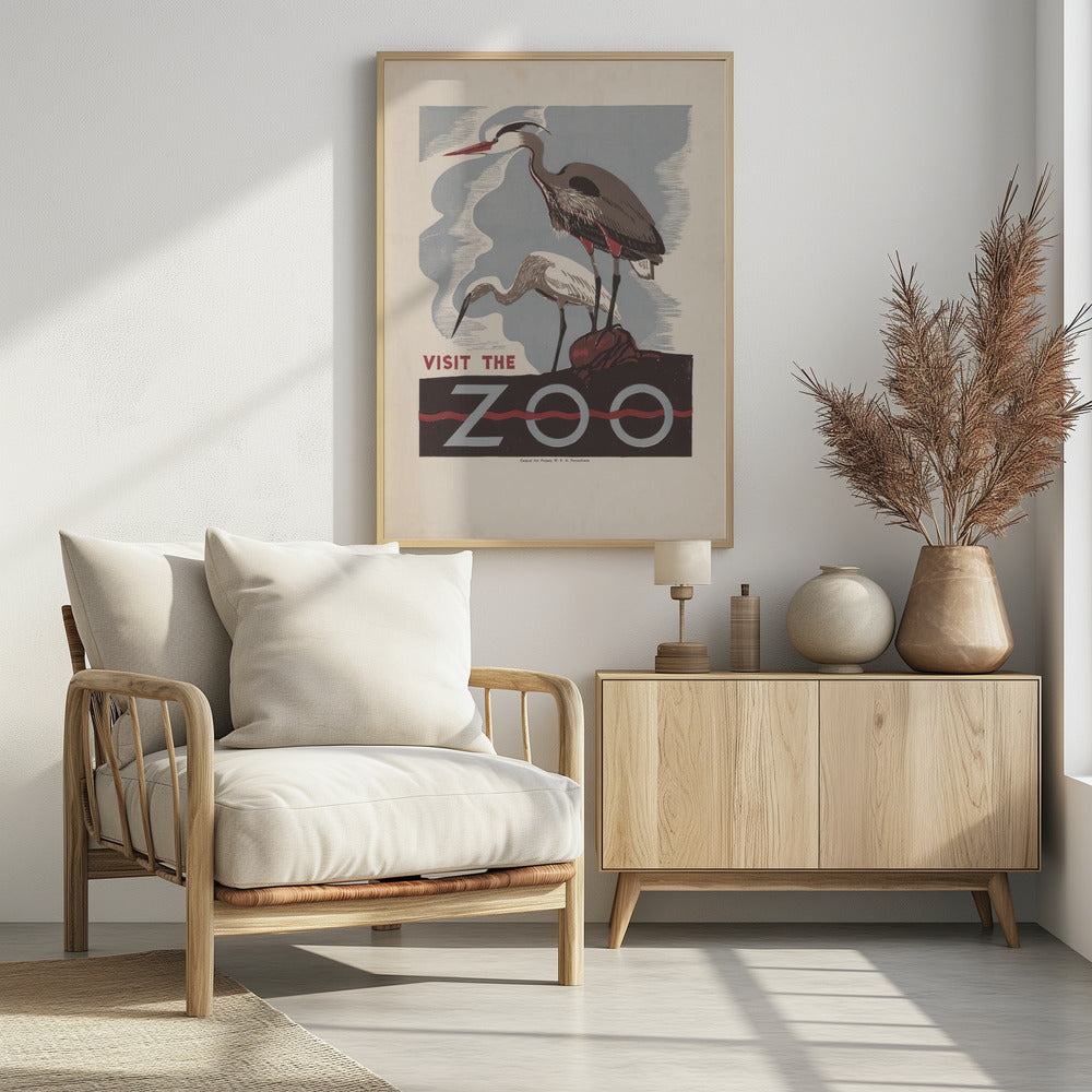 Visit the Zoo Poster