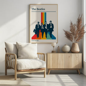 The Beatles Retro Gig Poster Poster