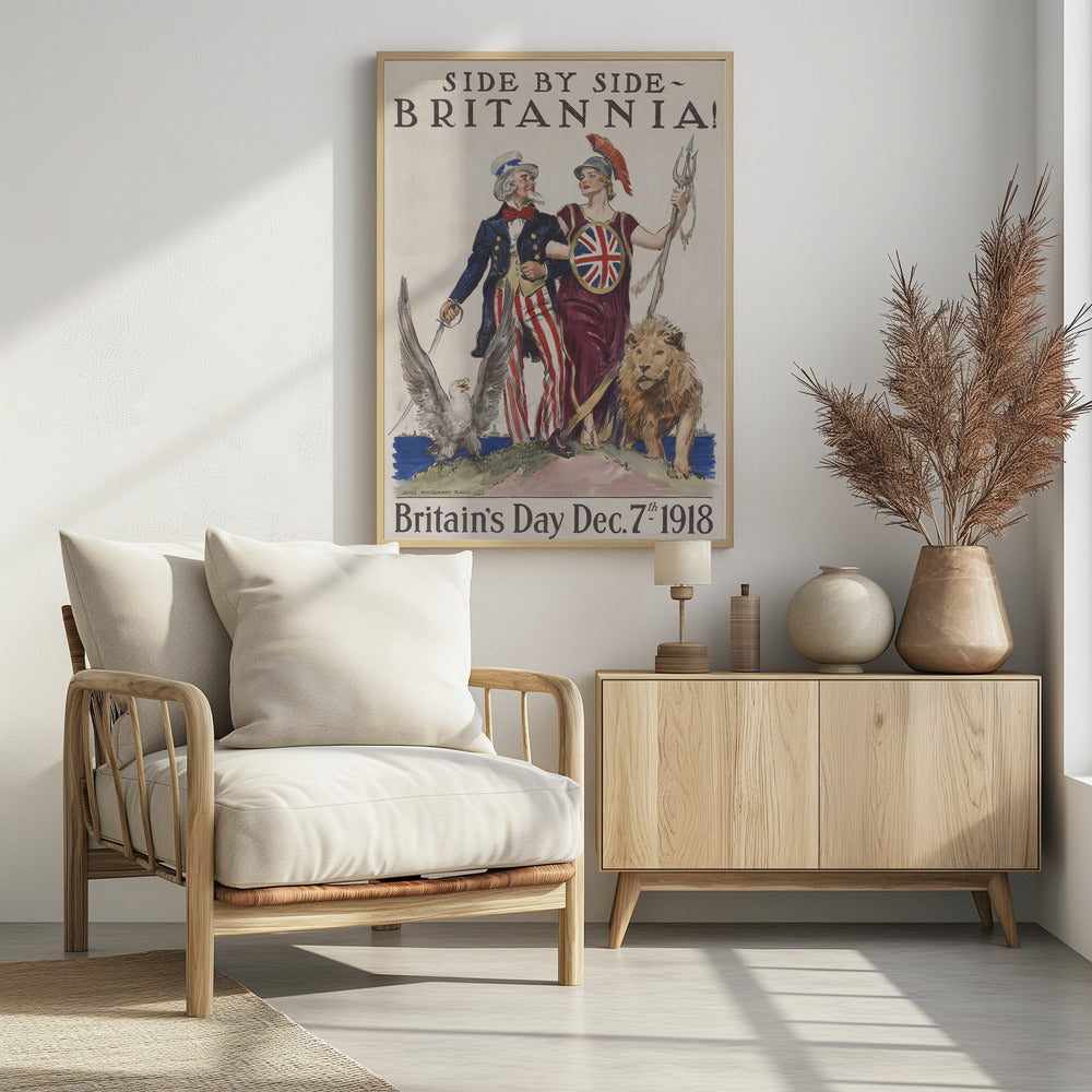 Side By Side Britannia Poster