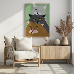 Cat Trio Poster