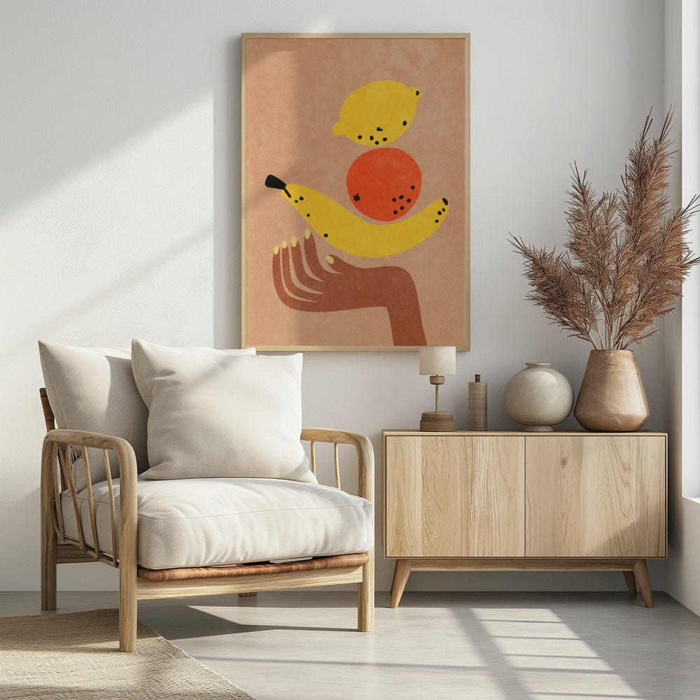 Fruits in my hand Poster