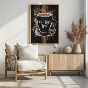 Coffee First Poster