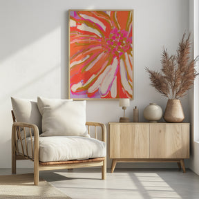 Abstract flower detail Poster