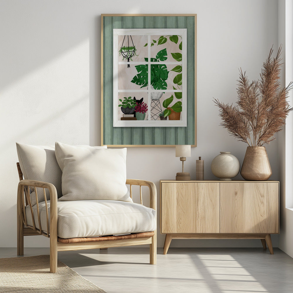 Plant window Poster