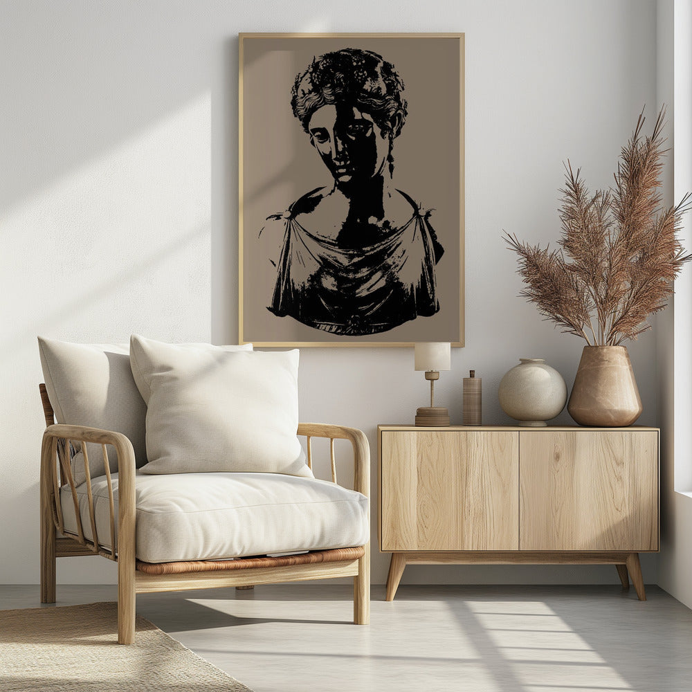 Bust of Ariadne Poster