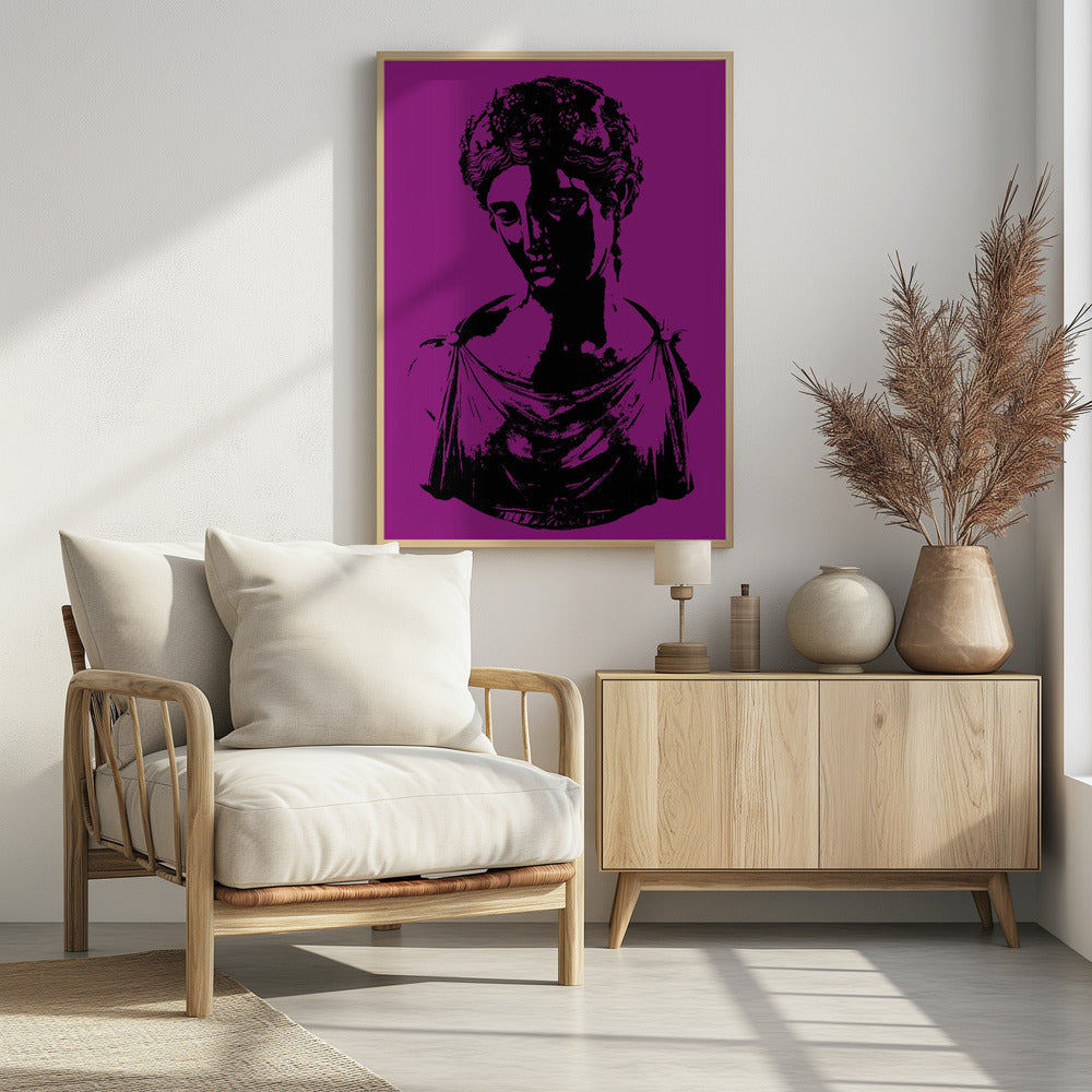 Bust of Ariadne Poster