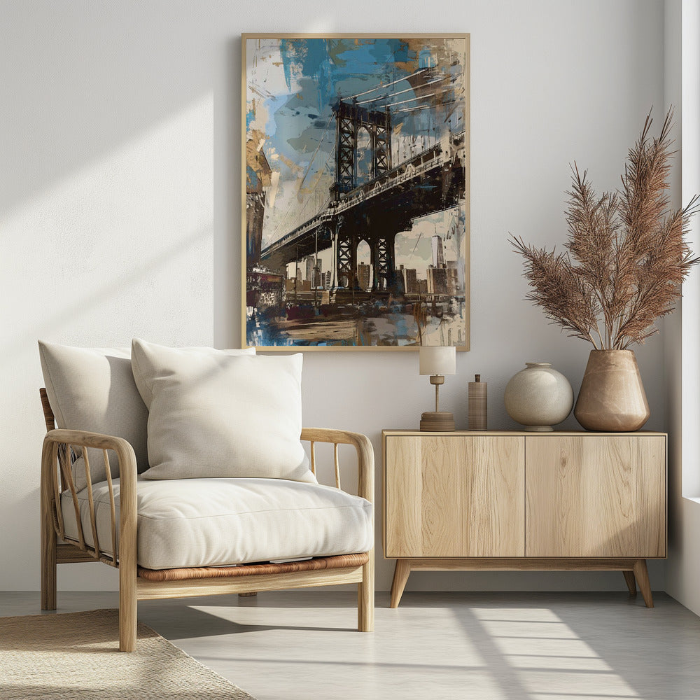 Manhattan Bridge - New York Poster