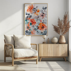 Watercolor Floral No. 2 Poster